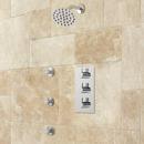 Three Handle Single Function Shower System in Chrome