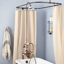 Three Handle Shower System in Oil Rubbed Bronze