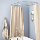 Three Handle Shower System in Brushed Nickel