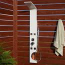 Two Handle Single Function Shower System in White Powder Coat