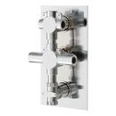 Signature Hardware Chrome Three Handle Single Function Shower System 