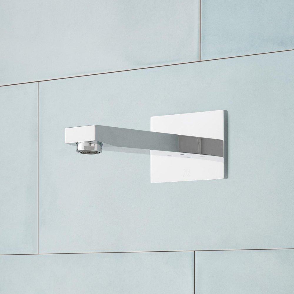 Signature Hardware Chrome Three Handle Single Function Shower System 