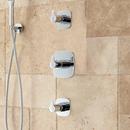 ARIN THERMOSTATIC SHOWER SYSTEM WITH HAND SHOWER & 6 BODY SPRAYS - CHROME 