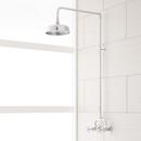 Two Handle Single Function Shower System in Polished Chrome