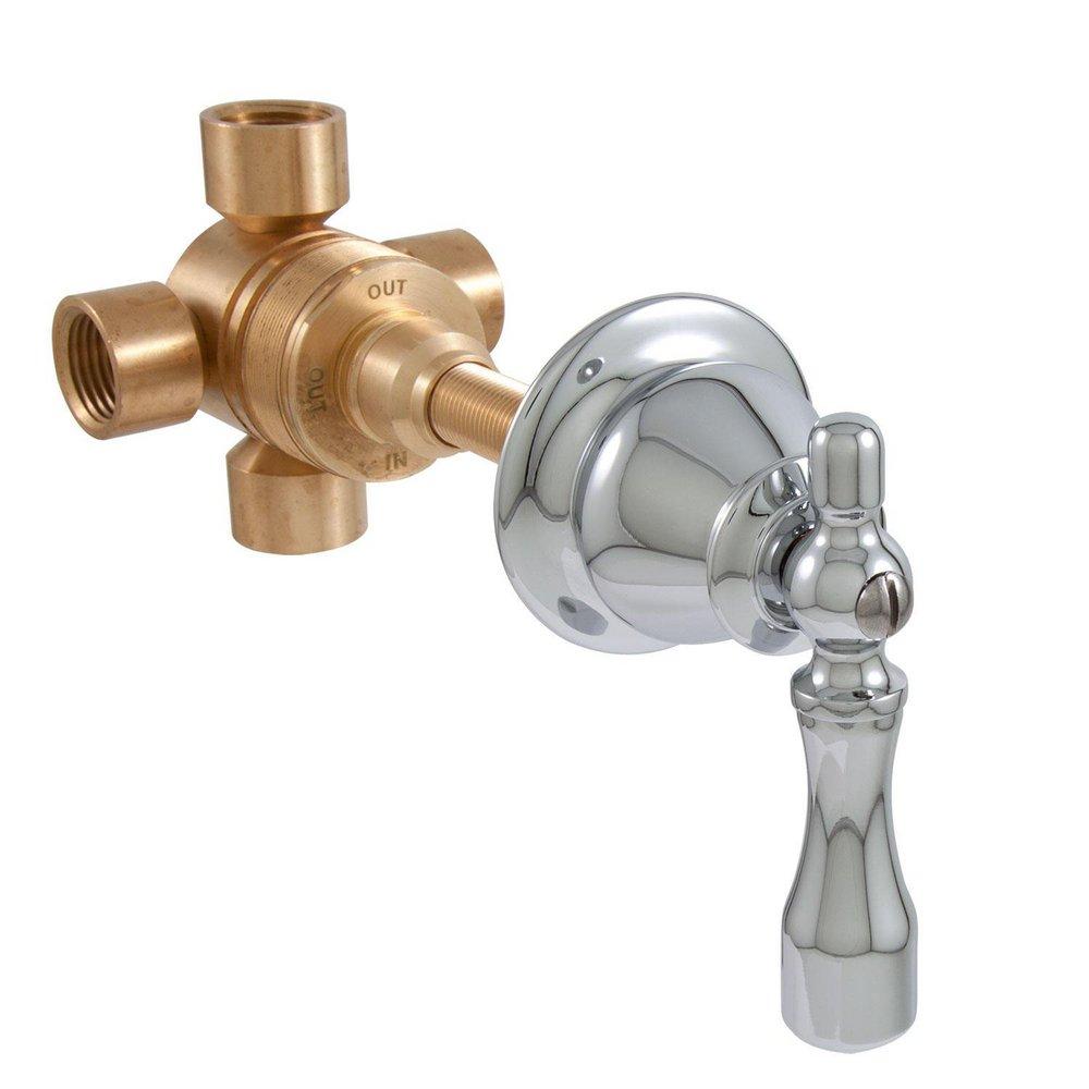 Signature Hardware Chrome IPS Transfer & Diverter Valve 