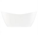 Signature Hardware White 66-3/4 x 28 in. Freestanding Bathtub Center Drain 
