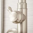 Signature Hardware Brushed Nickel Exposed Pipe Shower and Tub Faucet 