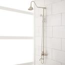 Signature Hardware Brushed Nickel Two Handle Single Function Shower System 