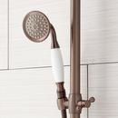 Signature Hardware Oil Rubbed Bronze Exposed Pipe Shower and Tub Faucet 
