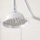 Signature Hardware Chrome Exposed Pipe Shower and Tub Faucet 