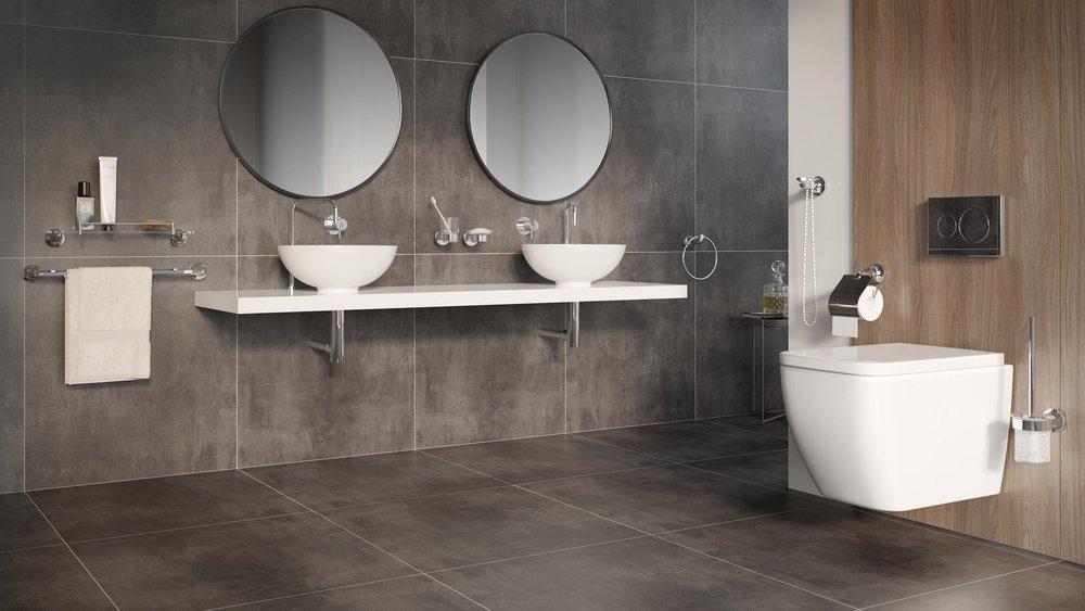 VOLKANO MAGMA 12 TOWEL BAR - CHROME 