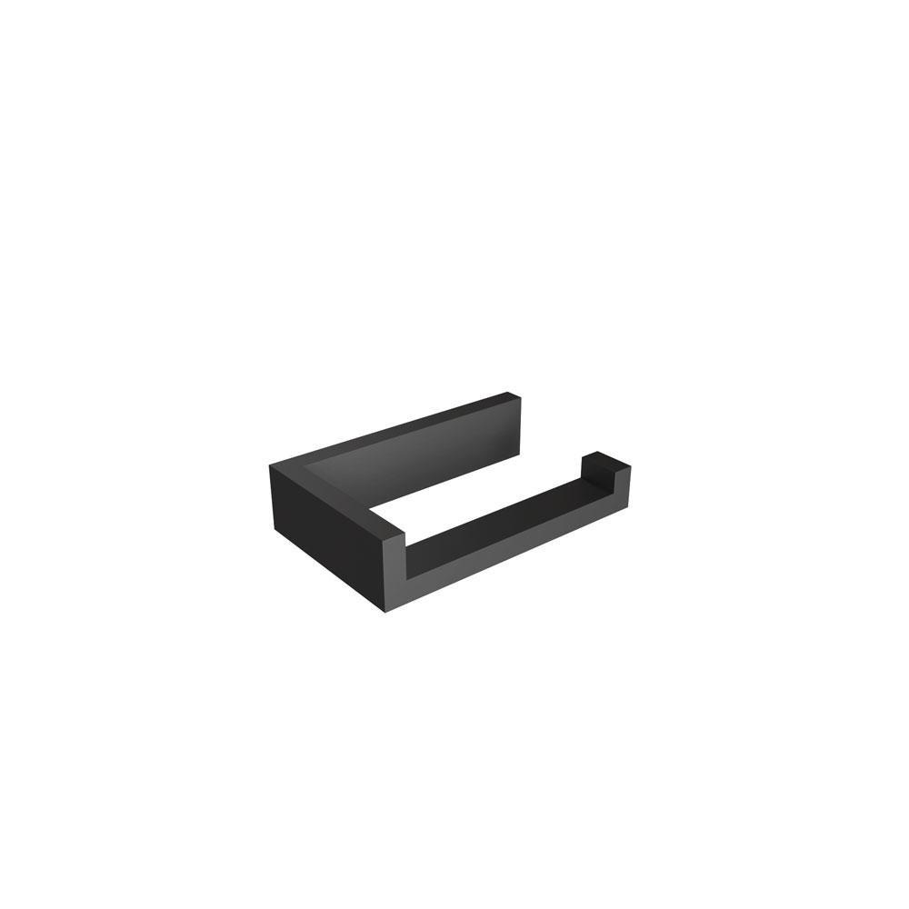 VOLKANO FIRE TOILET PAPER HOLDER - MATTE BLACK 