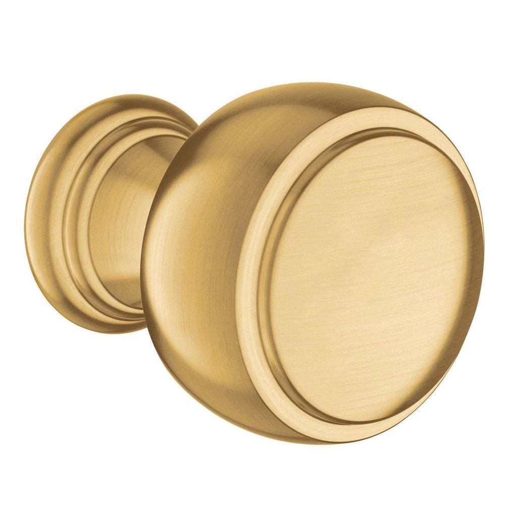 Moen Brushed Gold 1-8/25 in. Cabinet Knob 