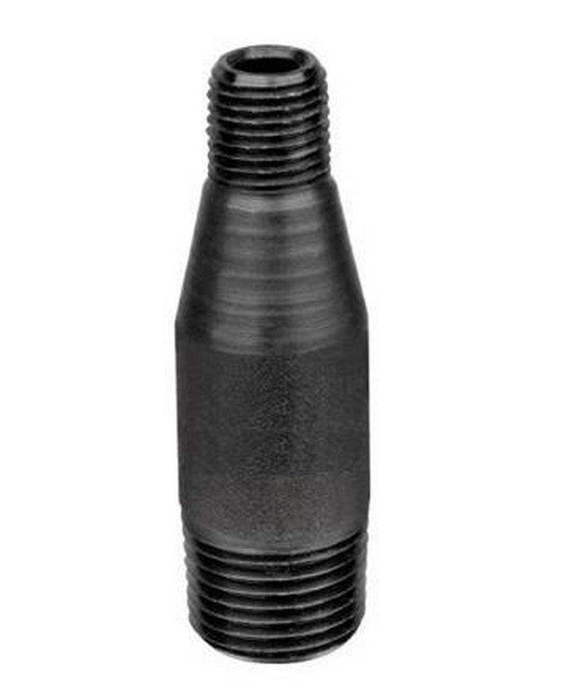 1/2 in. Sch. 160 CS TBE Conc Swage Black Carbon Steel Nipple 