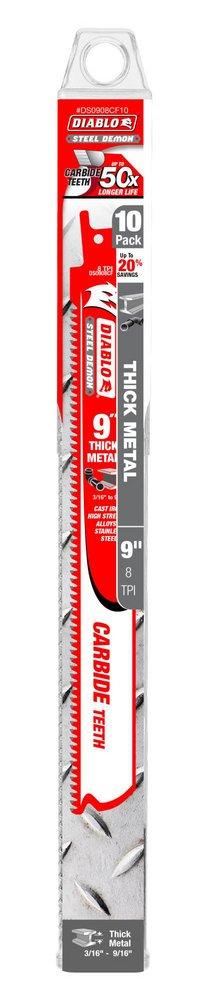 Diablo Tools 9 in. Reciprocating Saw (Pack of 10) 