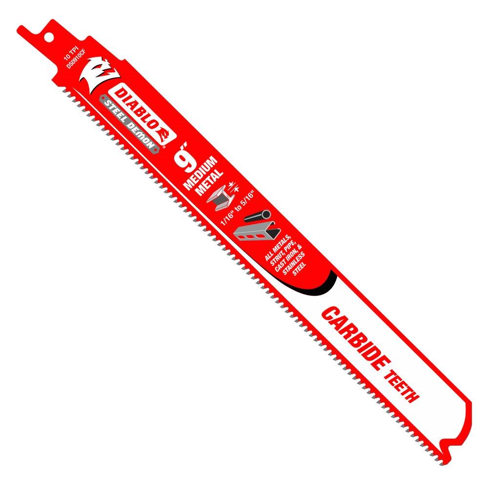 Diablo Tools 9 in. Reciprocating Saw Blade (Pack of 10) 