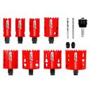 Diablo Tools Red Hole Saw Kit 13 Piece 