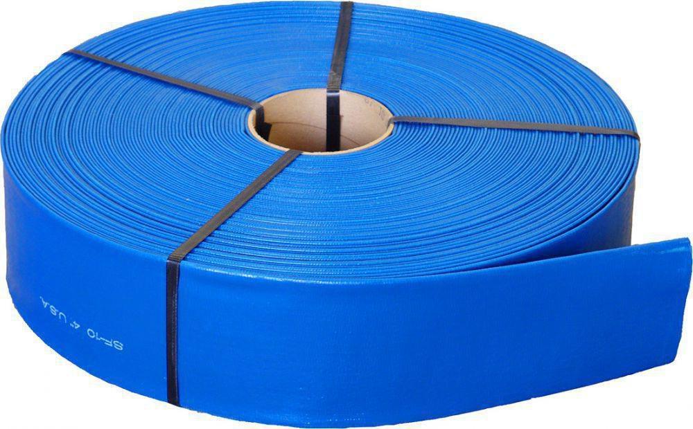 Jain Irrigation Blue 80 psi Polyester Layflat Sun Flow Tubing 