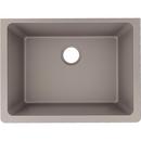 Elkay Silvermist 24-5/8 x 18-1/2 in. No Hole Composite Single Bowl Undermount Kitchen Sink 