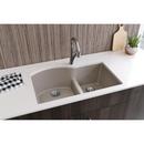 Elkay Silvermist 32-1/2 x 20 in. No Hole Composite Double Bowl Undermount Kitchen Sink 
