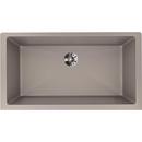 Elkay Silvermist 35-7/8 x 17 in. No Hole Composite Single Bowl Undermount Kitchen Sink 