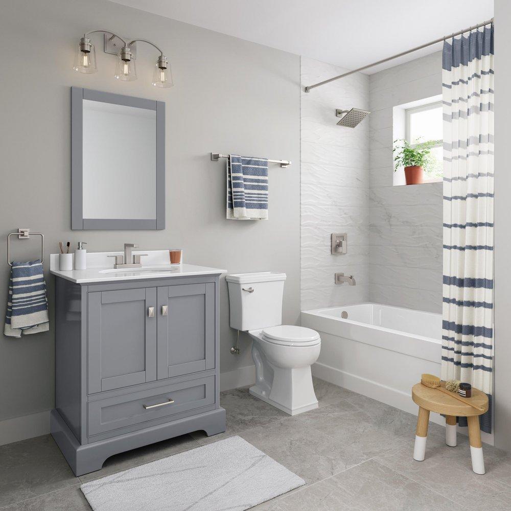 PROFLO&reg; White 1.28 gpf Elongated ADA Toilet Bowl 