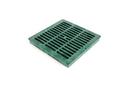 Tempo 12 in. Square Flat Grate in Black 