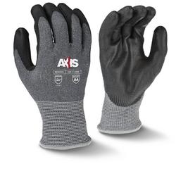 13G Cut Level A4 PU Coated Glove in Grey/Black and Yellow, XL