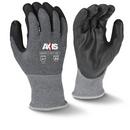 Radians Grey 13G Cut Level A4 PU Coated Glove in Grey/Black and Yellow 