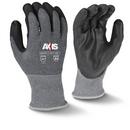 Radians Grey 13G Cut Level A4 PU Coated Glove in Grey/Black and Yellow 