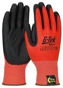 XL Size Foam Nitrile Plastic and Nylon Glove in Red and Black (12 Pairs)