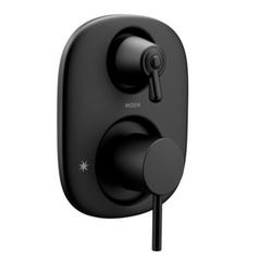 Two Handle Diverter Valve Trim in Matte Black