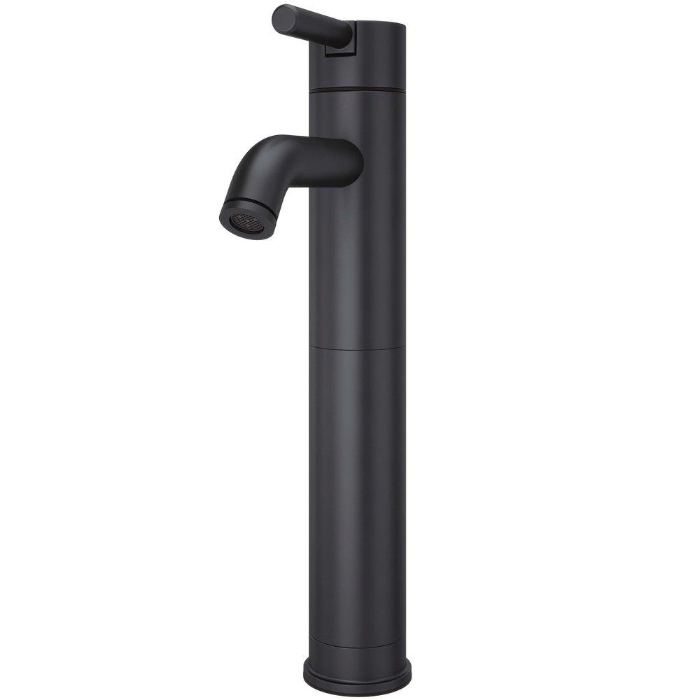 Pfister Matte Black Single Handle Vessel Filler Bathroom Sink Faucet 