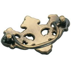 3 in. Center-to-Center Cabinet Pull in Antique Brass