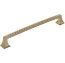 12 in. Center-to-Center Appliance Pull in Golden Champagne