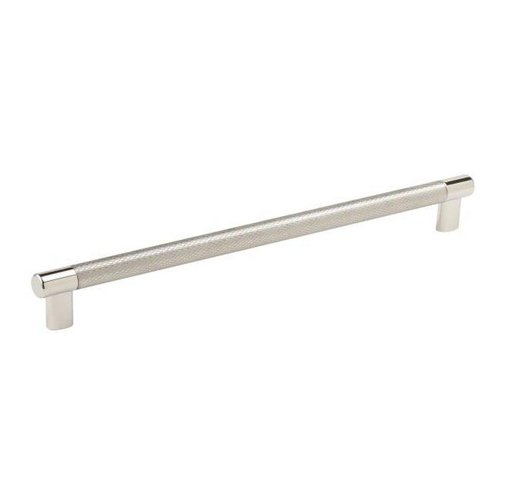 Amerock Polished Nickel/Stainless Steel 12-5/8 in. Center-to-Center Pull 