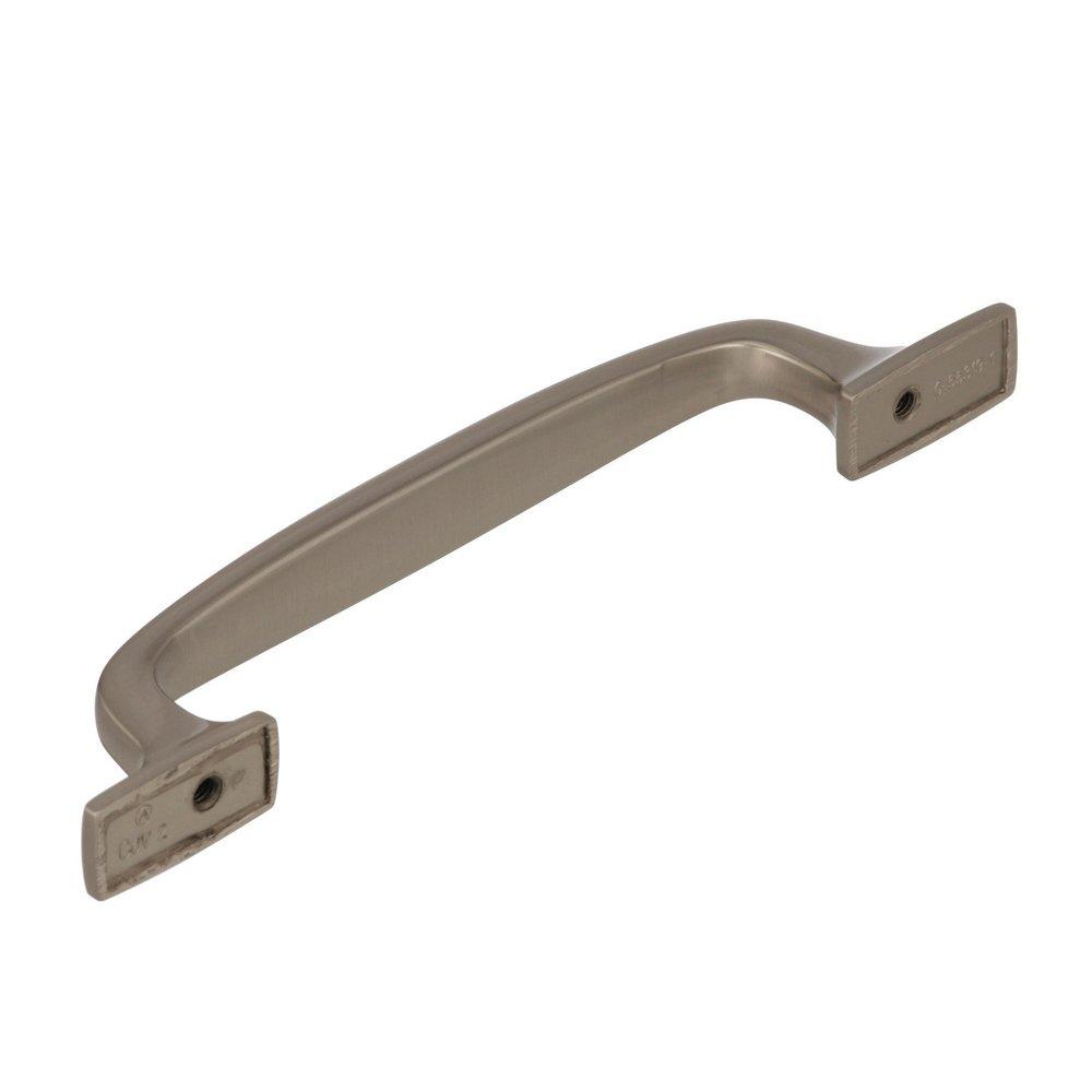 Amerock Satin Nickel Highland Ridge 5-1/16 in (128 mm) Center-to-Center Satin Nickel Cabinet Pull 