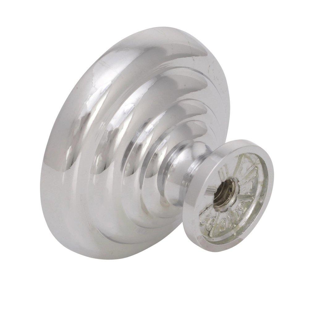 Amerock Polished Chrome Allison Value 1-1/4 in (32 mm) Diameter Polished Chrome Cabinet Knob 