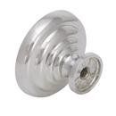 Amerock Polished Chrome Allison Value 1-1/4 in (32 mm) Diameter Polished Chrome Cabinet Knob 