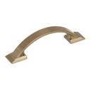 3 in. Center-to-Center Cabinet Pull in Golden Champagne