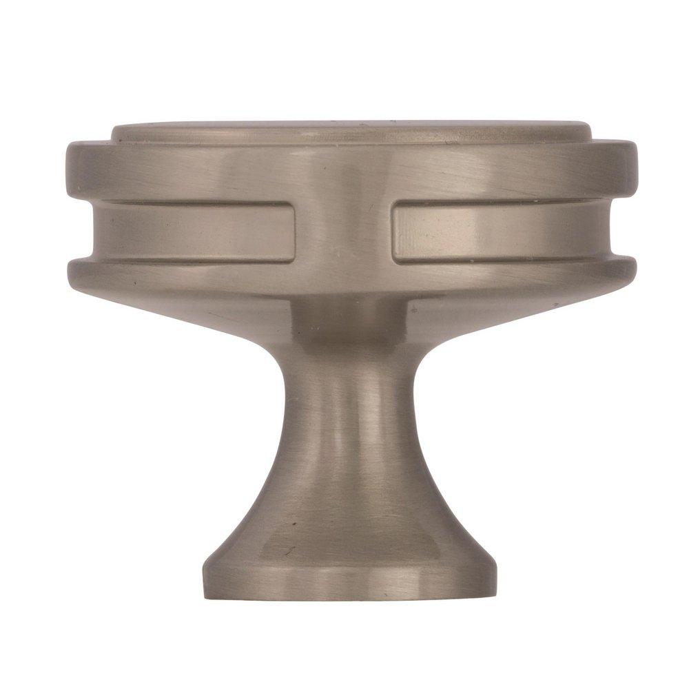 Amerock Satin Nickel Oberon 1-3/8 in (35 mm) Diameter Satin Nickel Cabinet Knob 