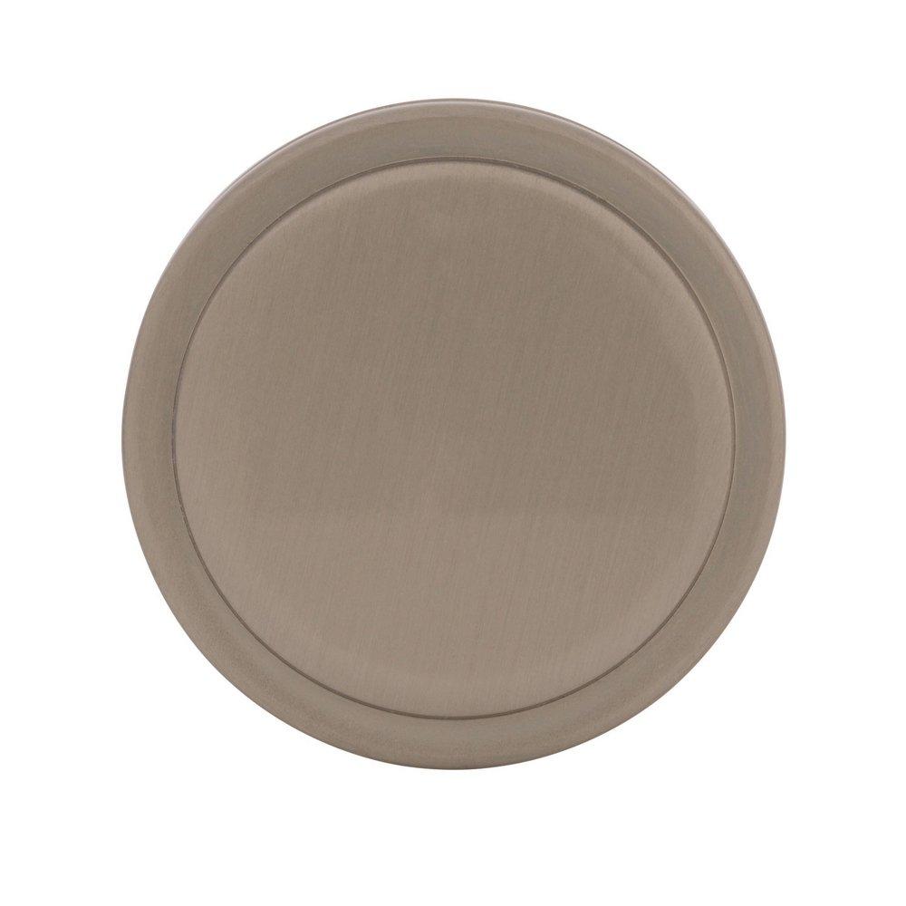 Amerock Satin Nickel Oberon 1-3/8 in (35 mm) Diameter Satin Nickel Cabinet Knob 