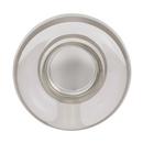 Amerock Clear/Satin Nickel Glacio 1-3/4 in (44 mm) Diameter Clear/Satin Nickel Cabinet Knob 