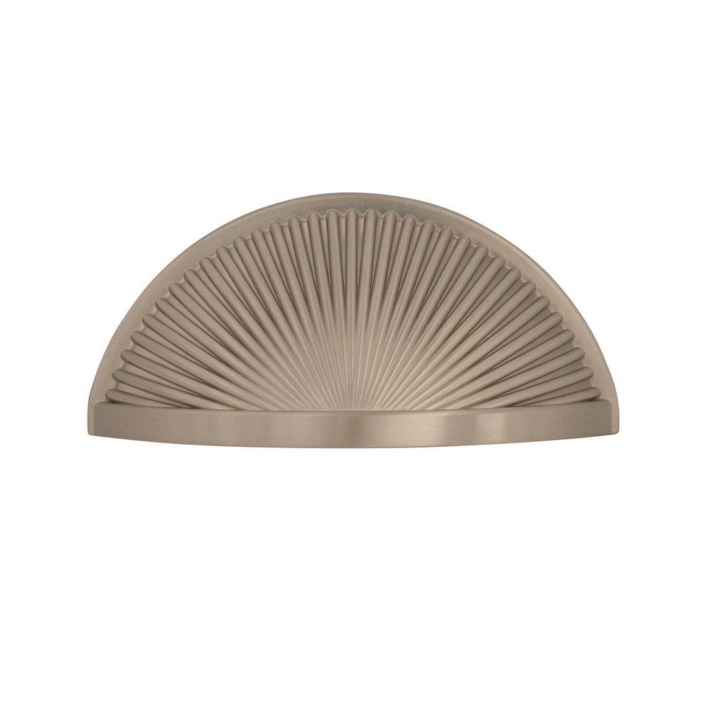 Amerock Satin Nickel Sea Grass 3 in (76 mm) Center-to-Center Satin Nickel Cabinet Cup Pull 
