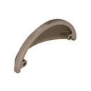 Amerock Satin Nickel Sea Grass 3 in (76 mm) Center-to-Center Satin Nickel Cabinet Cup Pull 