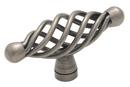 Village Classics 2-3/4 in (70 mm) Length Weathered Nickel Cabinet Cabinet Knob