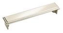 Amerock Polished Nickel Manor 5-1/16 in (128 mm) Center-to-Center Polished Nickel Cabinet Cup Pull 