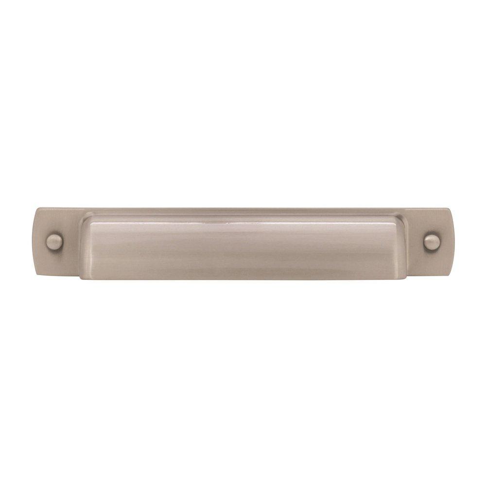 Amerock Satin Nickel Rochdale 3-3/4 in (96 mm) Center-to-Center Satin Nickel Cabinet Cup Pull 