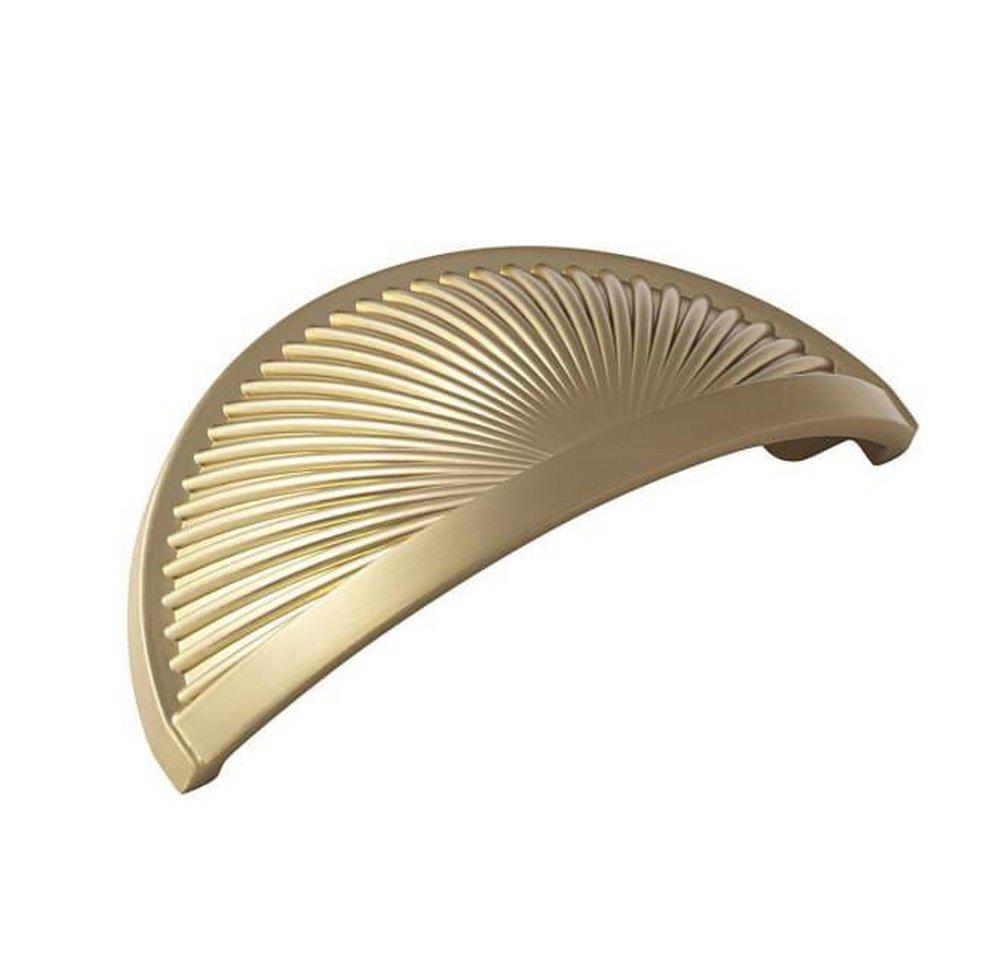 Amerock Golden Champagne 3 in. Center-to-Center Cup Pull 