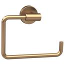 Arrondi 6-7/16 in (164 mm) Length Towel Ring in Brushed Bronze/Golden Champagne